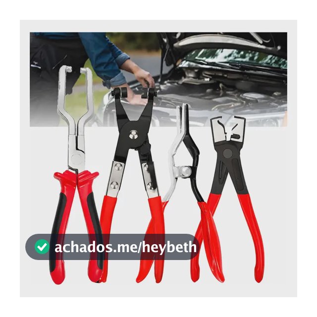 Jogo De Alicates Abraçadeiras Mangueiras Aço Automotivas