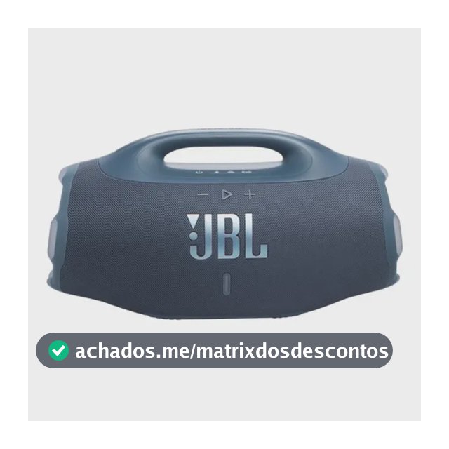 Caixa De Som Jbl Boombox 4 Bluetooth 210w Ip68  Azul Azul