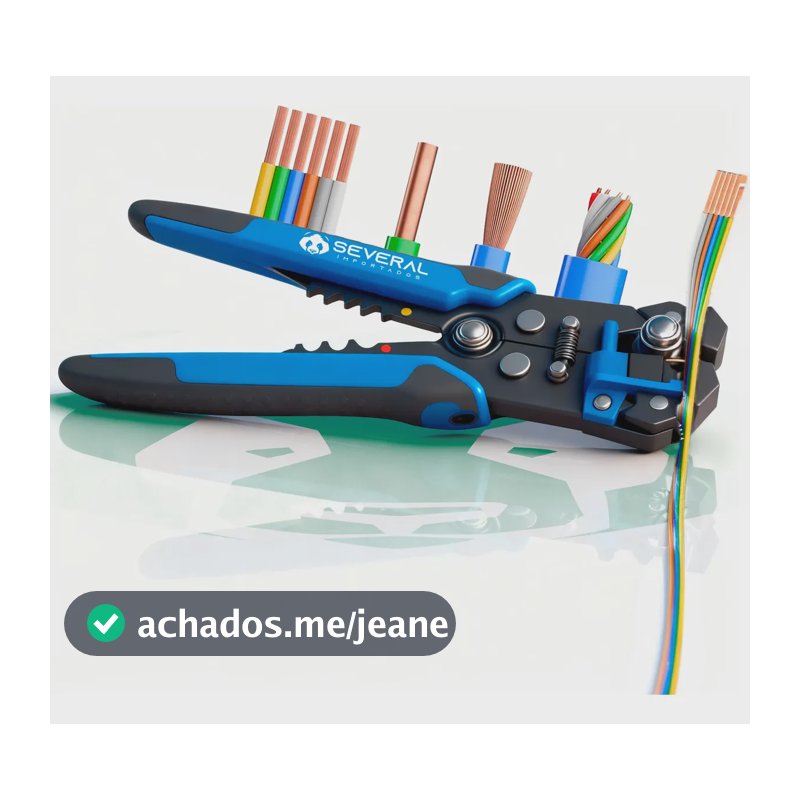 Alicate Desencapador e Crimpador Automático 8 para Fios de 0.2 a 6.0 mm2