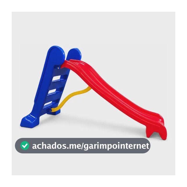 Escorregador Infantil Médio Seguro De Plástico Com 3 Degraus