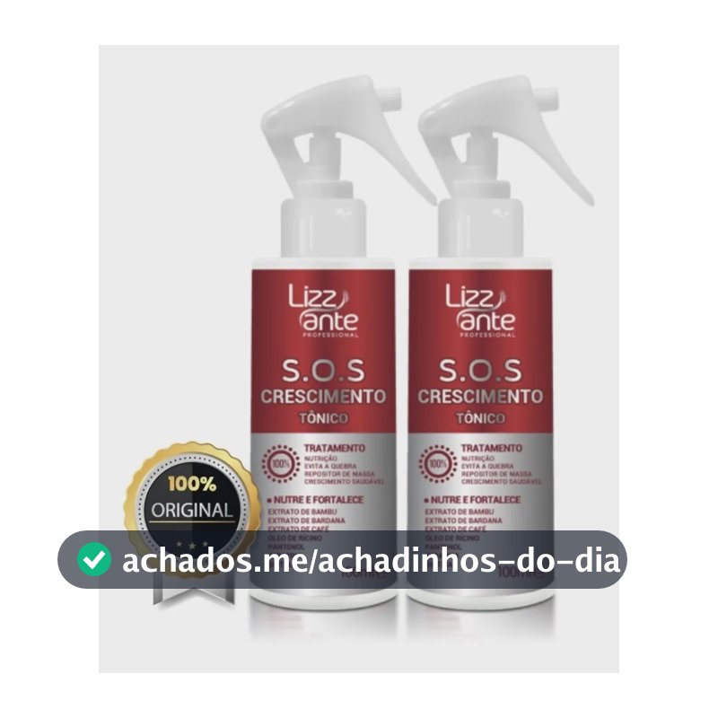 Queda De Cabelo Crecimento Rapido Calvice Falha Tonico 100ml