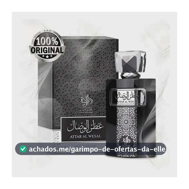 Perfume Attar Árabe Al Wesal Wataniah 100ml - Masculino Eau De Parfum Lacrado Importado