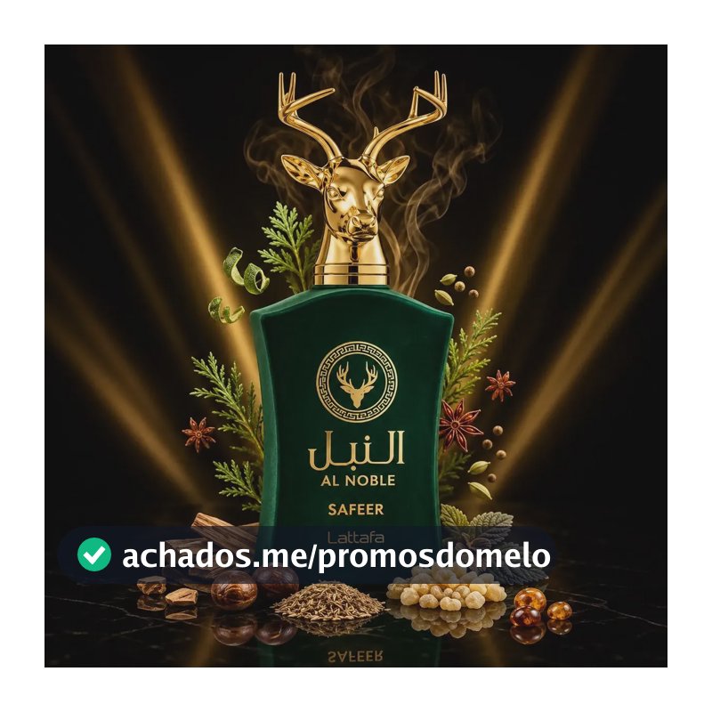 Lattafa Al Noble Safeer 100 Ml Edp Original Com Selo