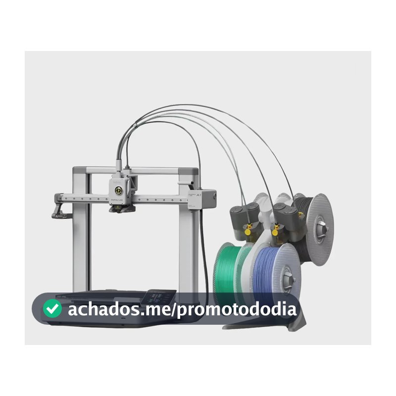 Bambu Lab A1 Combo Ams Lite Impressora Fdm 3d 110v/220v 127/220v Prateado