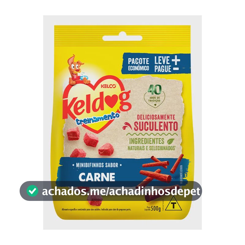 Bifinho Para Cães Keldog Carne 500g Kelco