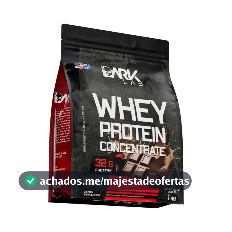 Whey Protein Concentrado 1kg Chocolate Dark Lab