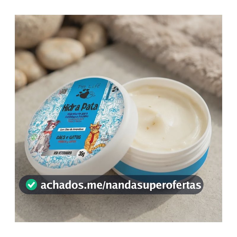 Hidratante Para Patas E Focinhos Natural Pet Life 35g
