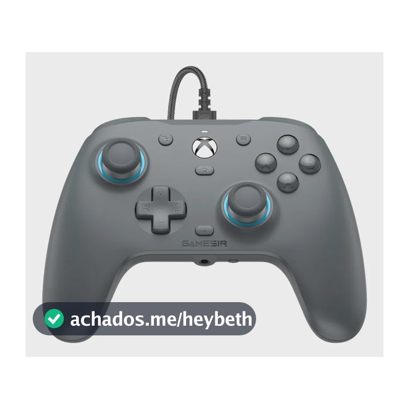 Controle Gamesir G7 Se Com Fio Para Xbox One S X Pc Hall Cor Cinza