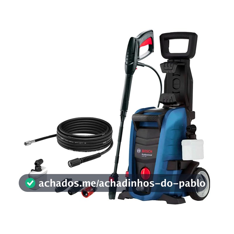 Lavadora de alta pressão 1700w 2000psi Bosch GHP 200 color azul