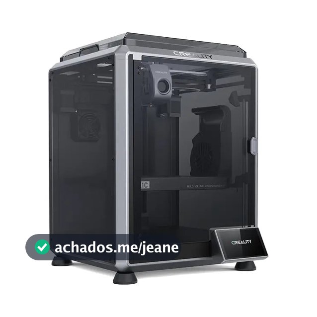 Creality K1C Impressora 3D preto 220220250 mm, Compatível Com CFS