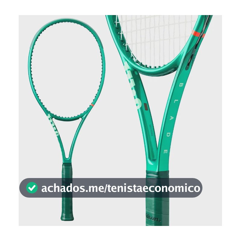 Raquete de Tênis Wilson Blade 305g, 18x20, L4, Verde Championship