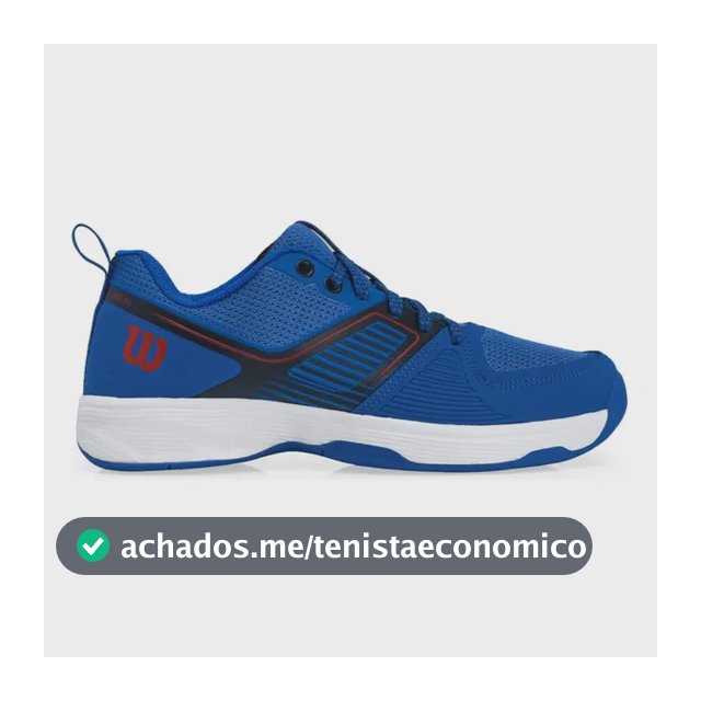 Tênis Wilson Ace 3.0 All Court Azul Preto E Vermelho