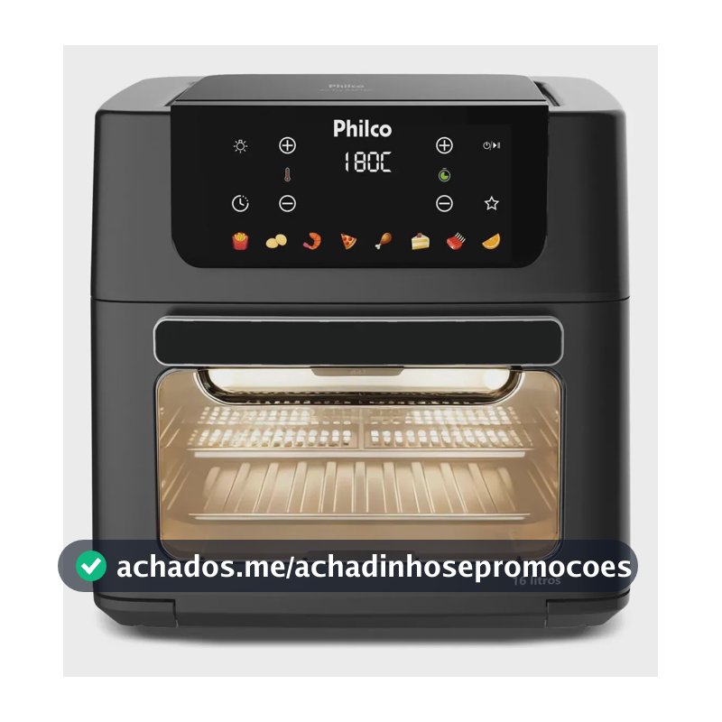 Air Fryer Oven Philco 16L Digital com Visor PAF16C