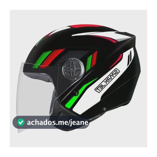 Capacete Aberto Ebf Spark Jet Coyote Inmetro