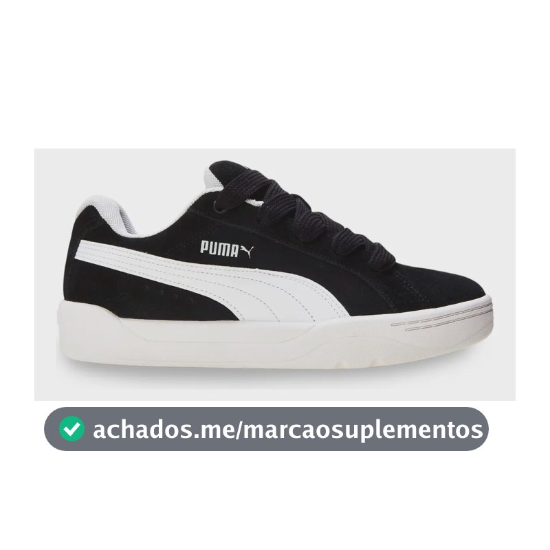 Tênis Masculino Park Lifestyle Easy Puma Puma Black-puma White Geométrico 38 Br