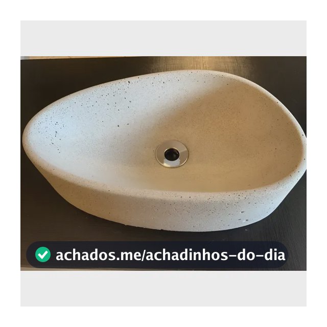 Cuba De Apoio Gota Efeito Lua Rustica Concreto + Brinde