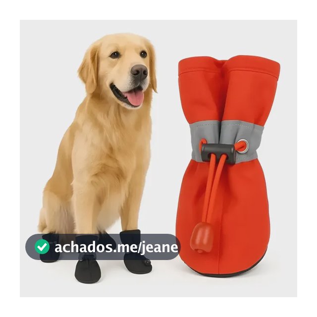 Sapato Bota Cachorro Meia Pet Impermeavel Antiderrapante