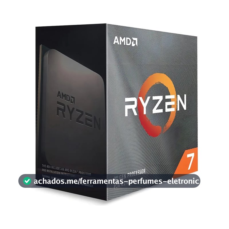 Processador AMD Ryzen 7 5700X 3.4GHz (4.6GHz Max Turbo) AM4