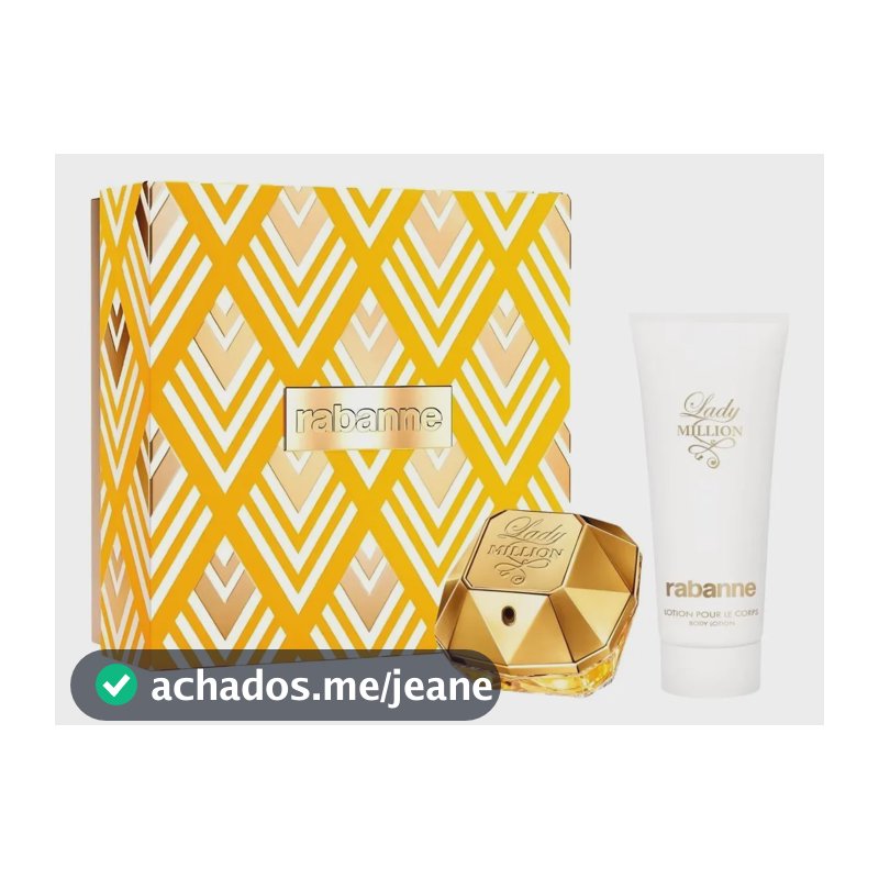 Rabanne Lady Million Edp 80ml Feminino (2 Itens)