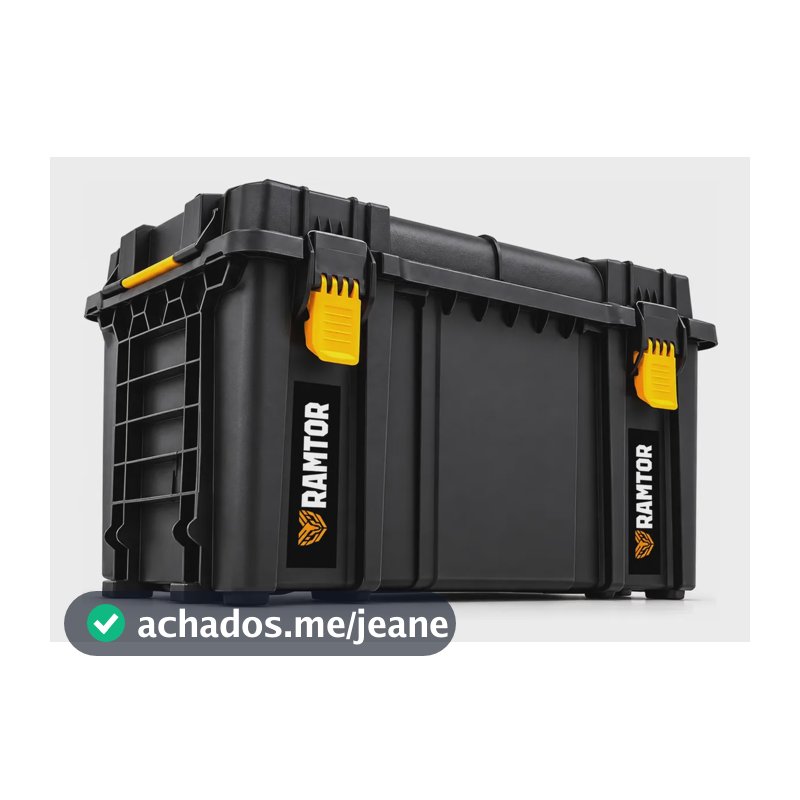 Caixa Organizadora Modular Profunda Para Ferramentas  Preto