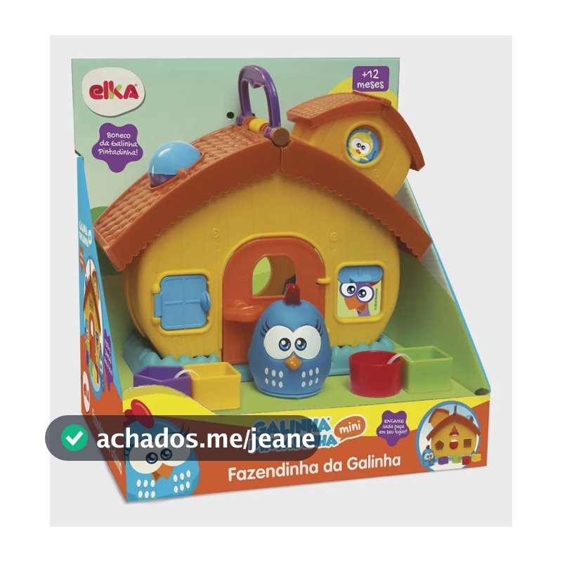 Brinquedo Fazendinha Da Galinha Pintadinha Mini Elka