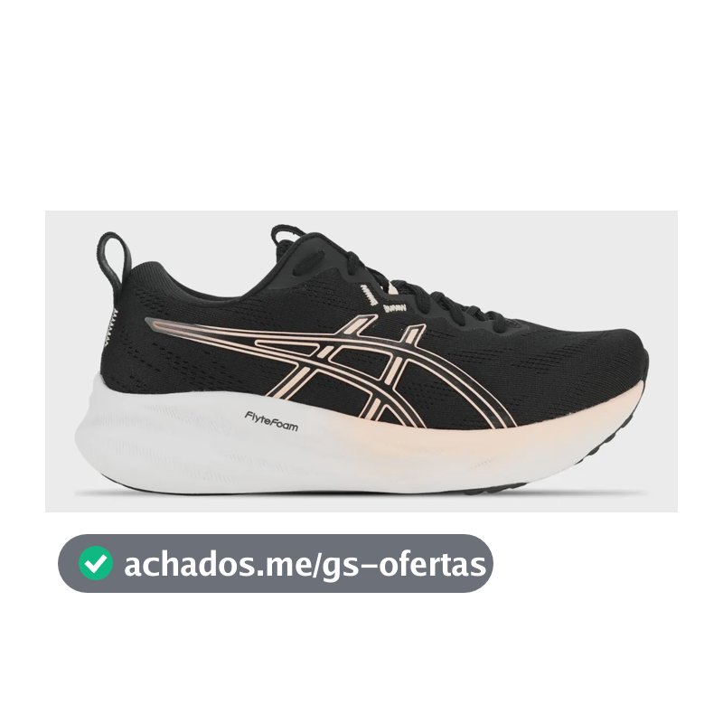 Tênis Feminino Gel-pulse 16 Asics Preto Liso 36 Br
