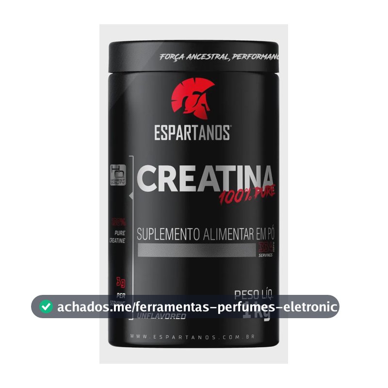 Creatina Espartanos em pó Sem sabor x 1kg