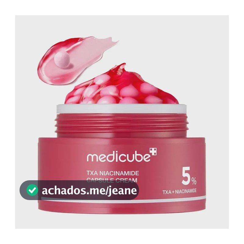 Creme Facial Medicube TXA Niacinamide em Cápsulas para Uniformizar o Tom da Pele
