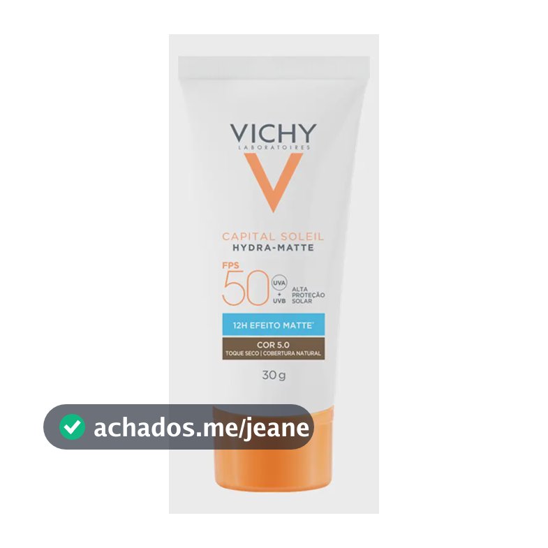Protetor Solar Facial Hydra-matte Fps50 Cor 5.0 30g Vichy