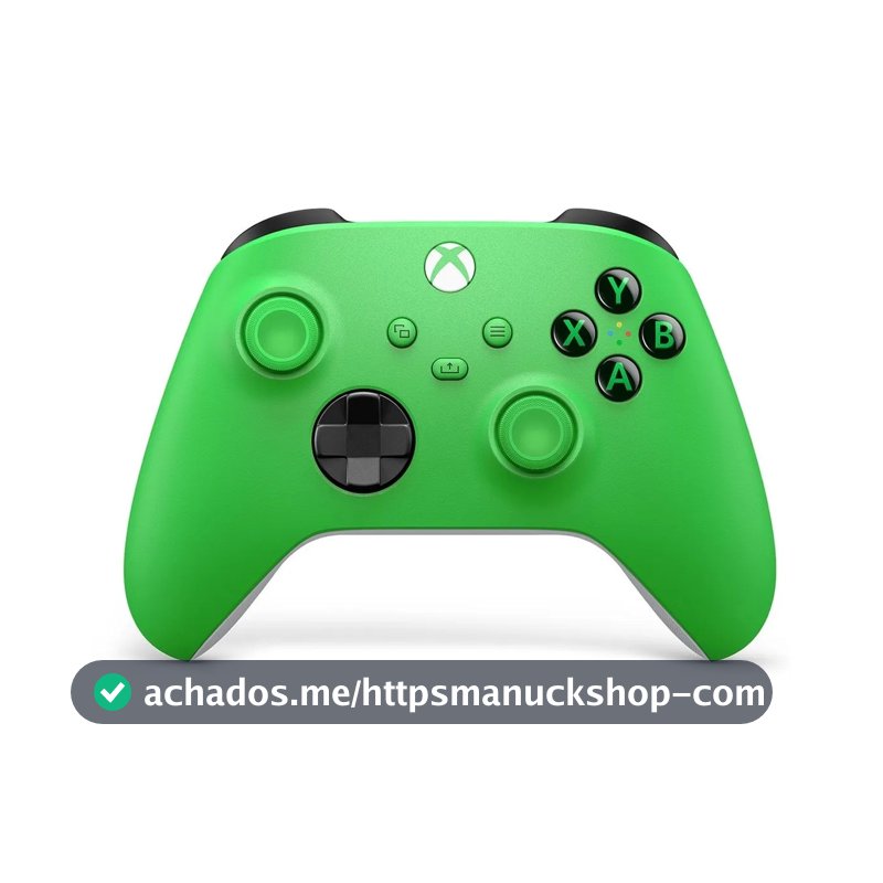 Controle Sem Fio Microsoft Xbox Series X|S Velocity Green para Xbox One e PC