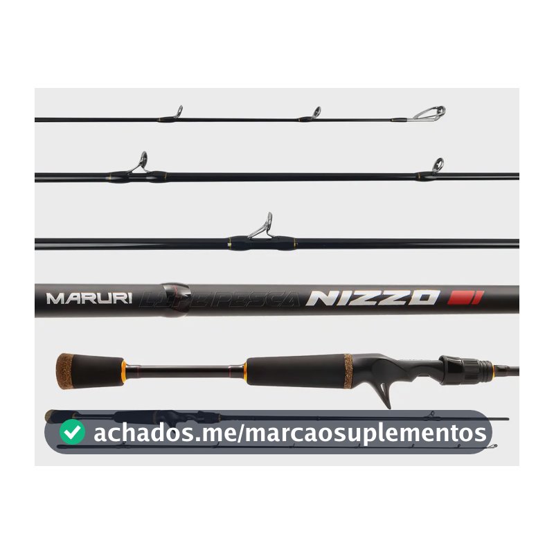 Vara De Pesca Para Carretilha Maruri Nizzo 8-17lbs 1,68m 2p