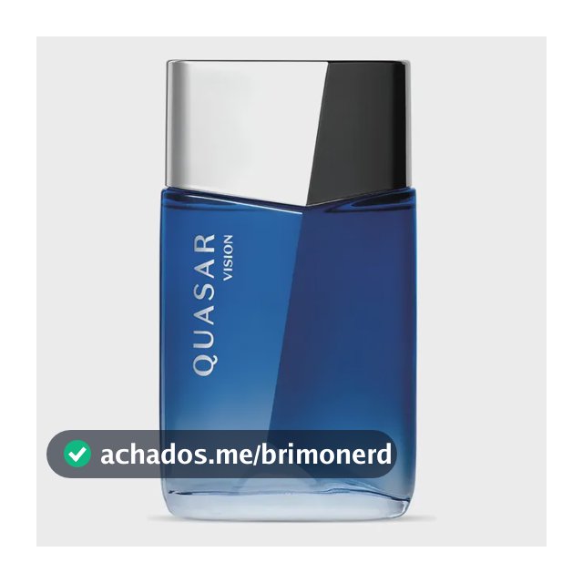Eau de Cologne Quasar Vision O Boticário 100ml Vegano Cruelty Free