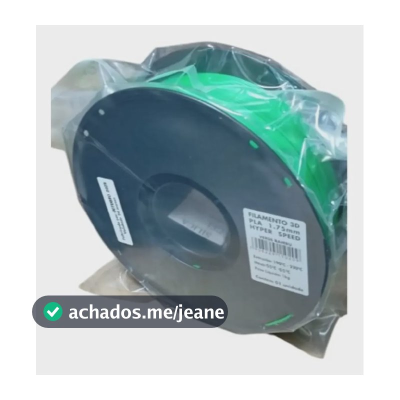 Filamento Pla Masterprint Pla Cores Verde Bambu