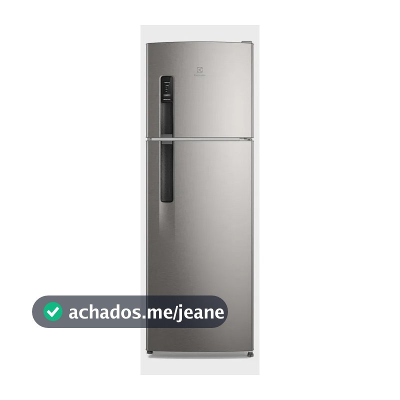 Geladeira Electrolux Frost Free 380l Autosense Inverter Duplex Inox Look (if41s)