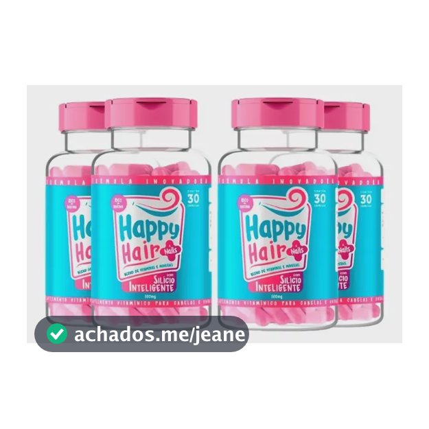 Happy Hair 4 Potes Direto De Fabrica, Leia A Descrição