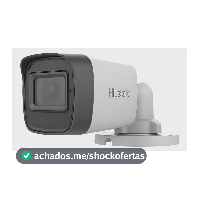 Câmera Bullet 1080p 25m 2.8mm Thc-b120-pic Hilook Hikvision Branco