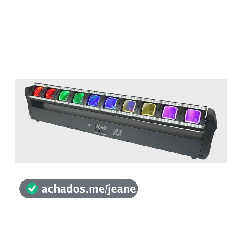 Ribalta Beam Colorida 10 Leds 60w Rgbw Dmx  Com Faixa De Led Bivolt