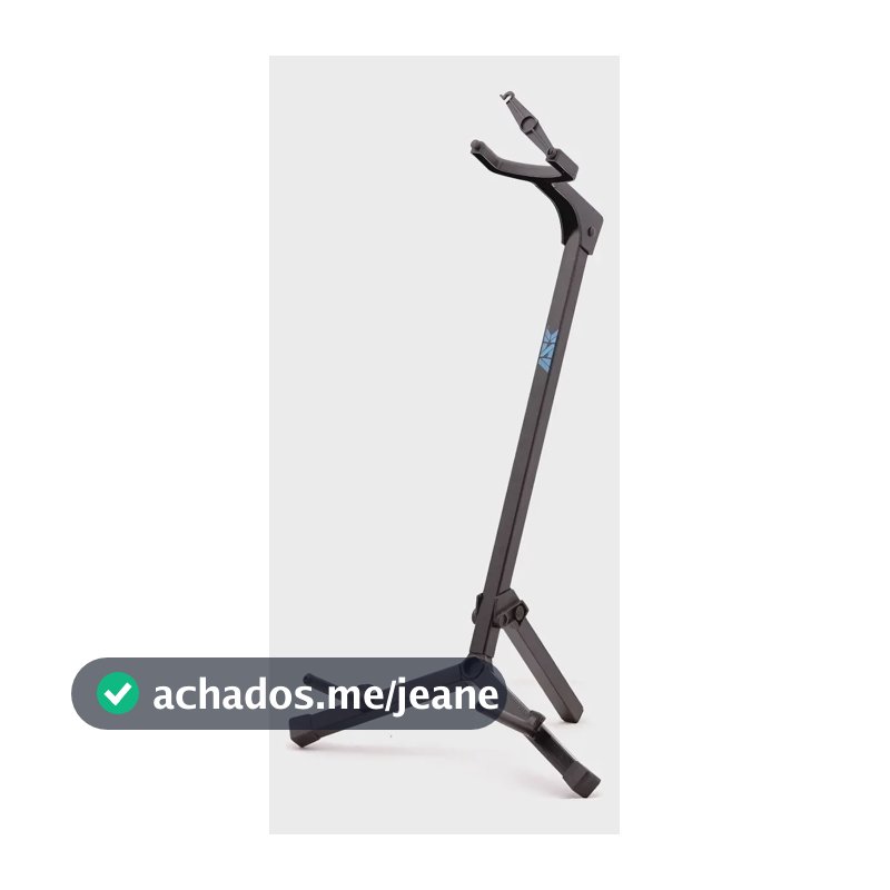 Suporte Para Instrumentos Chão Guitarra Violão Baixo Ask G3s Cor Preto