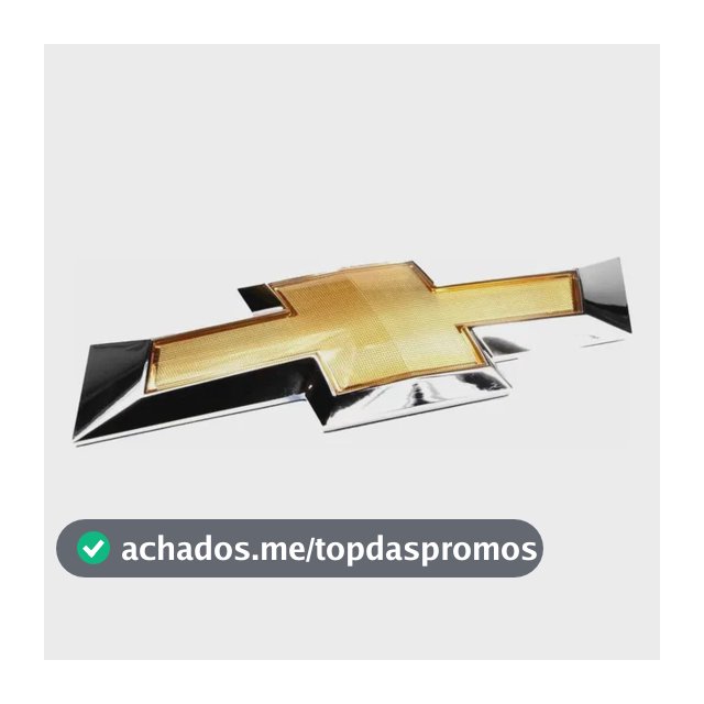 Emblema Tampa Traseira Gm 94724961 Dourado