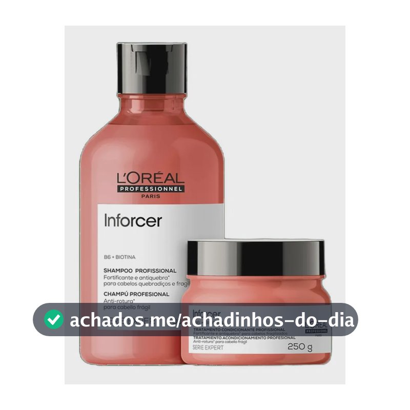 Kit Loréal Professionnel Inforcer Treat (2 Produtos) Blz Única