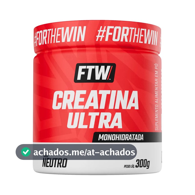 Creatina FTW em pó Sem sabor x 300g