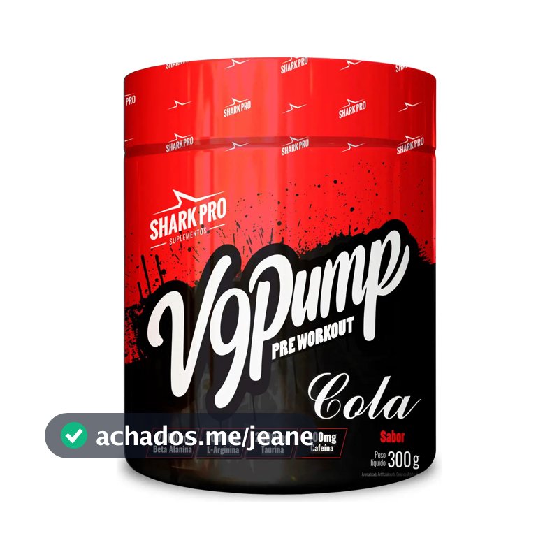 V9-pump Pre Workout - 300g Cola - Shark Pro