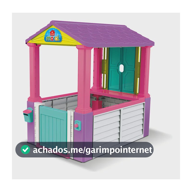 Casinha de Brinquedo Infantil Mi Casita Maral Rosa