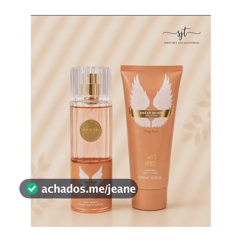 Kit Dream Brand Collection 087 Only Love Body Splash E Loção