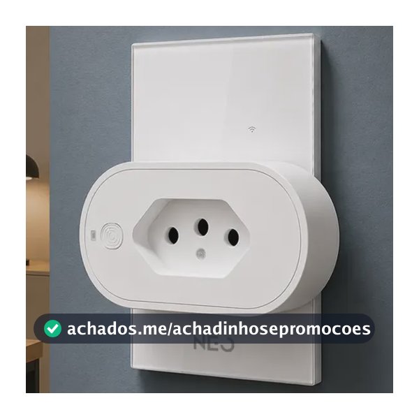 Tomada Inteligente Smart Wi-fi 20a Bivolt Br Avant Neo Branco