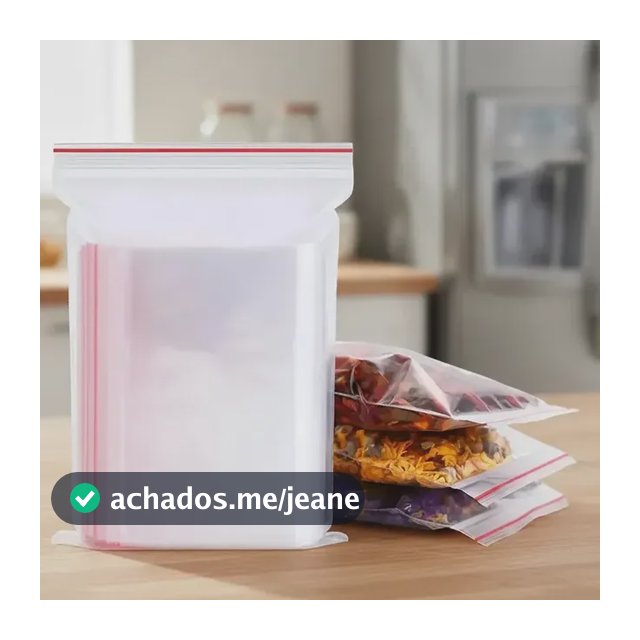 100 Saco Saquinho Zip Lock Hermético N11 30x40 Abre/fecha