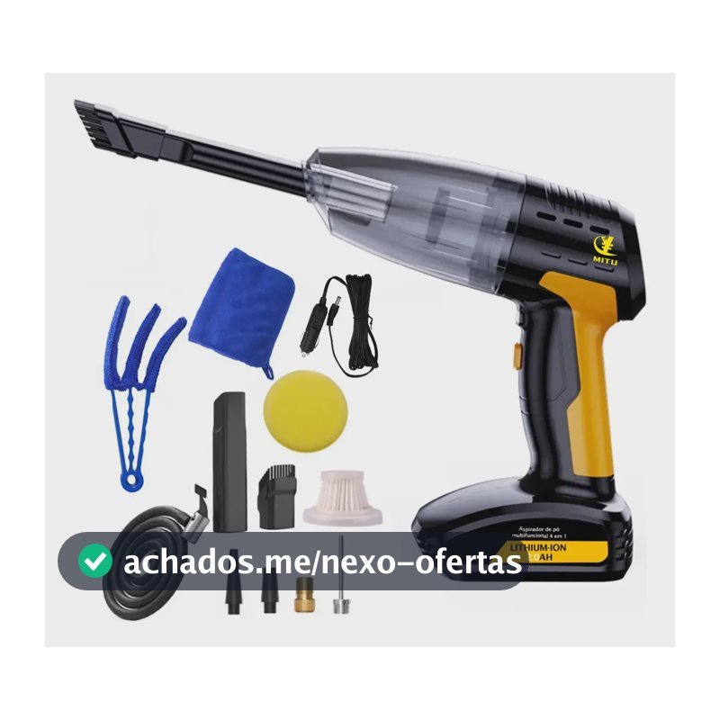 Bomba Elétrica Inflador Aspirador Manôm Cabo Kit 4 Em 1 Mitu Modelo Plug-in