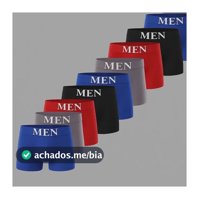 Kit 10 Cuecas Boxer Em Microfibra Adulto Premium