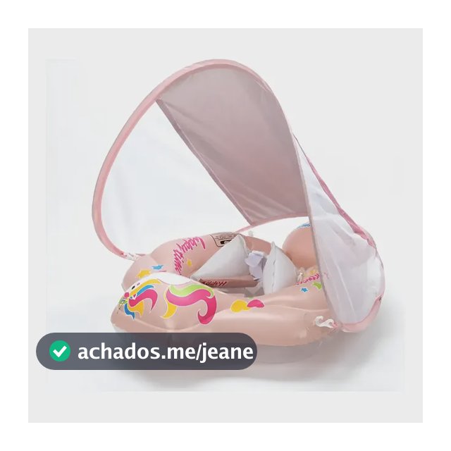 Boia Bote Bebê Infantil Inflável Piscina Com Cobertura