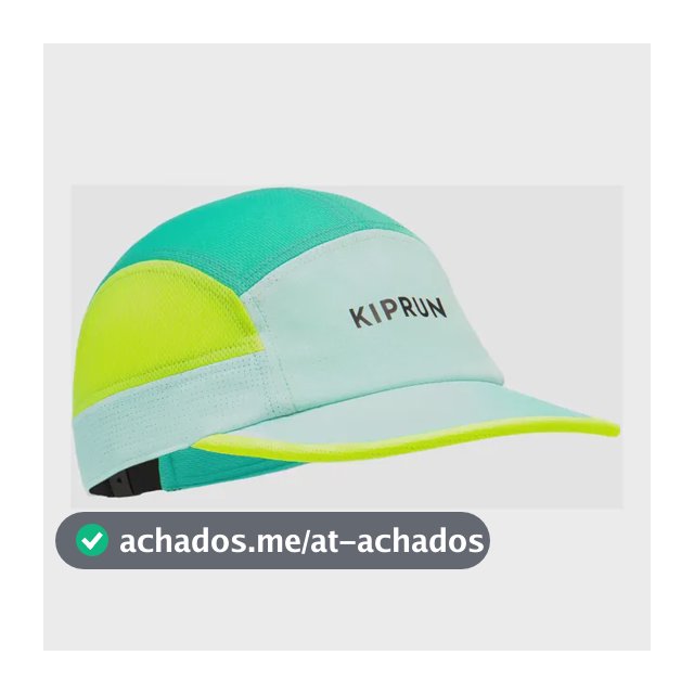 Boné De Corrida Unissex Kiprun Integração Verde Tamanho Único Liso